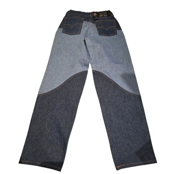 Levi's X Urban Outfitters‎ Cordura Blocked Super Baggy Skateboarding Jeans 28X34 - Picture 4 of 8
